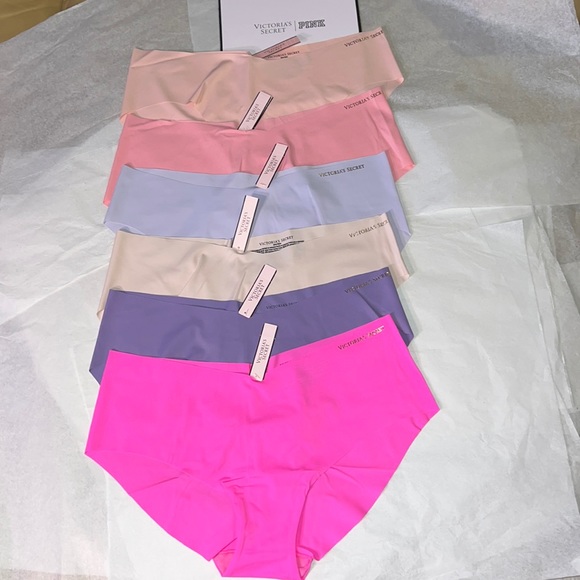 6pk Victoria's Secret No Show Panties Underwear Hiphugger and Bikini XL - Picture 3 of 17